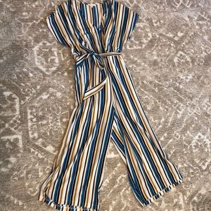 Stripped Jumpsuit